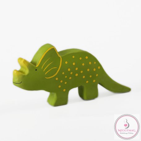 Tikiri - Bébi Triceratops (Trice) organikus gumi játék