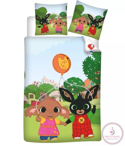 Bing Balloon gyerek ágyneműhuzat 100×135cm, 40×60 cm