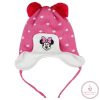 DISNEY MINNIE PÖTTYÖS| KÖTÖTT| BÉLELT| BOJTOS SAPKA, 2-6 év