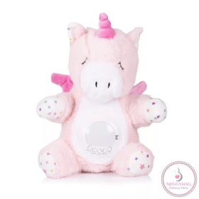   Chipolino projektoros zenélő plüss játék - Unikornis, KÉSZLETEN A BOLTBAN!