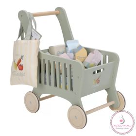 Little Dutch bevásárlókocsi termékekkel