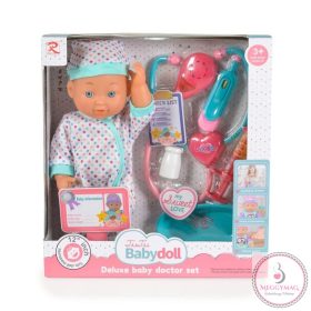   Tutu love BABA 31 cm- es doktor szett sztetoszkóppal hanggal