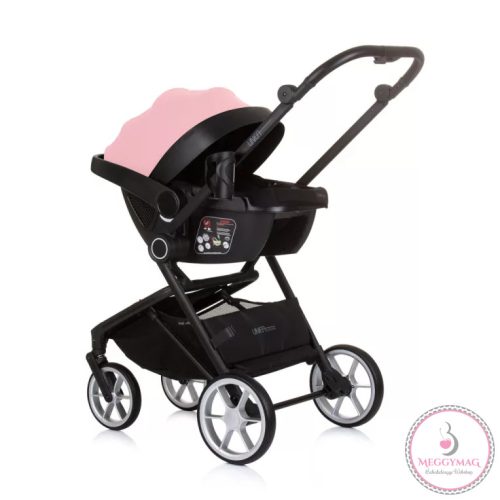 Chipolino Linea 3in1 multifunkciós babakocsi - Flamingo 