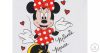Disney Minnie szívecskés hosszú ujjú ruha, 98-as