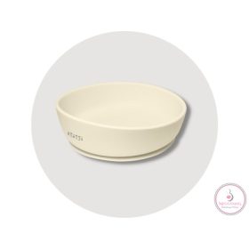 Szilikon tányér tapadókoronggal - Mimijo Beige 