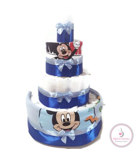 Négyszintes pelenkatorta, Mickey 