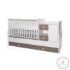 Lorelli MiniMax kombi ágy 72x190 - White Coffee 