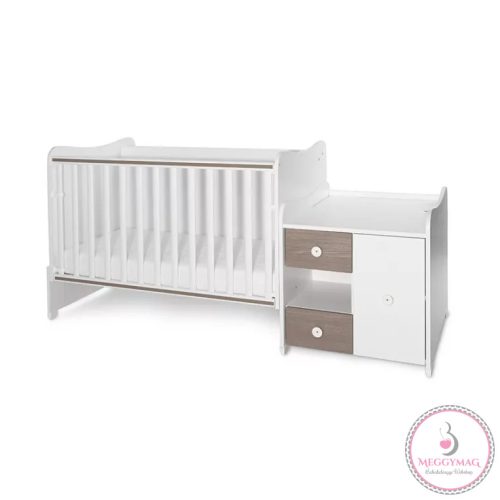 Lorelli MiniMax kombi ágy 72x190 - White Coffee 