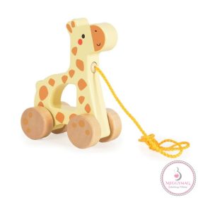TOOKY Toy fajáték húzható zsiráf