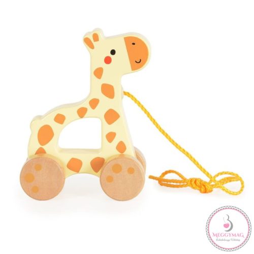 TOOKY Toy fajáték húzható zsiráf