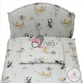 3 részes babaágynemű íves fejvédővel K336.