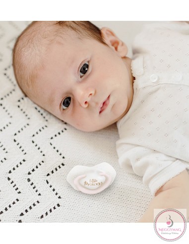 Canpol babies nyugtató cumi Royal Baby 2db. szilikon, anatómiai B 6-18 hó rózsaszín