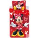 Disney Minnie Flowers gyerek ágyneműhuzat 100×135cm, 40×60 cm