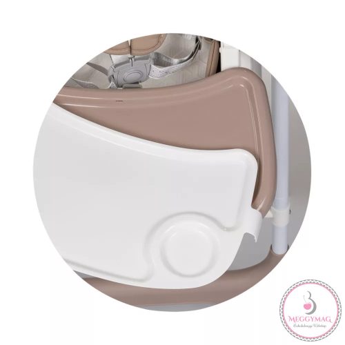 Chipolino Milk Shake 2in1 multifunkciós etetőszék és babahinta - Tiramisu 