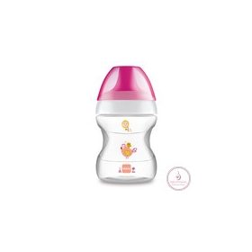   MAM Learn to drink cup - ivástanuló pohár 190 ml, UTOLSÓ DARAB! RÓZSASZÍN! 