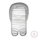 Lorelli szűkítőbetét autóshordozóba - Grey striped