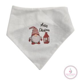 Karácsony mintás Nyálkendő - Manó