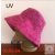 Minimanó nyári kalap (50, 52, 54) madeirás pink