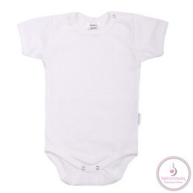 Rövid ujjú baba body - Fehér - 68