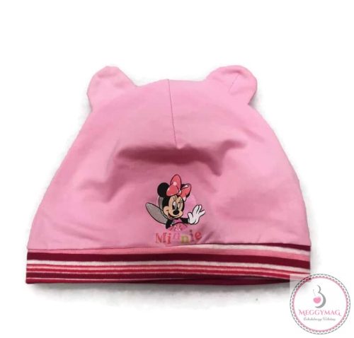 Vékony kislány baba sapka Minnie mintával, 86-os