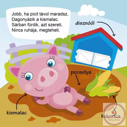 Séta a farmon - szókincsfejlesztő (leporelló)