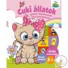 Cuki állatok - Játékos foglalkoztató kicsi gyerekeknek - Óriás matricákkal plusz társasjátékkal 3+