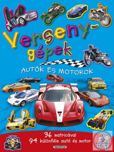 Mozgalmas matricásfüzet - Versenygépek