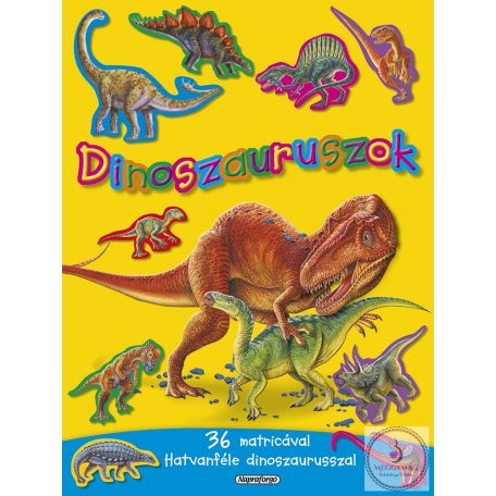 Mozgalmas matricásfüzet - Dinoszauruszok