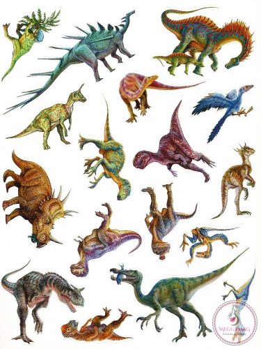 Mozgalmas matricásfüzet - Dinoszauruszok