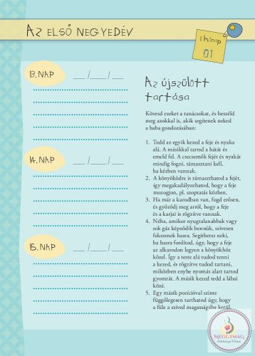 Napló a babám első évéről (fiús)