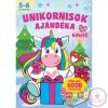 Unikornisok ajándéka - kifestő több mint 60 matricával