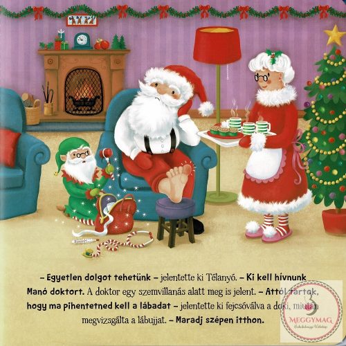 Csillogó mesevilág - Télapó hógömbje