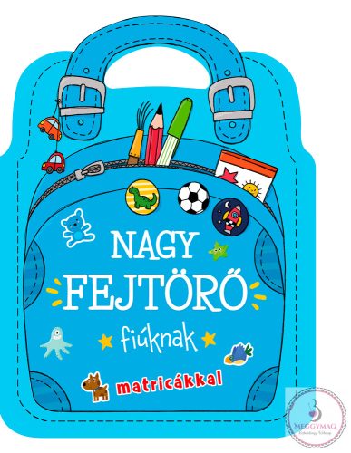 Nagy fejtörő - fiúknak matricákkal
