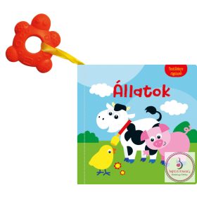Textilkönyv rágókával - Állatok