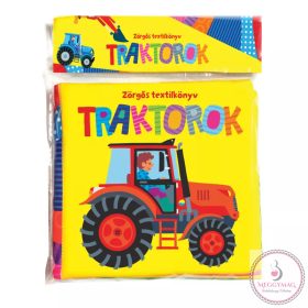 Zörgős textilkönyv  - Traktorok
