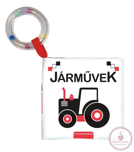 Kontrasztos babakönyv - Járművek 