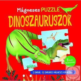 Mágneses puzzle - Dinoszauruszok