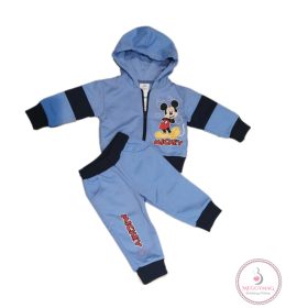   2 részes belül bolyhos szabadidő szett Mickey egér mintával, 74-es