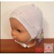 Minimanó kötött kislány sapka 36-38 cm