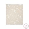 Lorelli Polár takaró 85x100 cm - Beige Stars