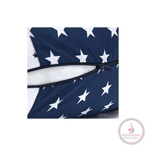 Scamp szoptatós párna univerzális pamut Manhattan Blue SZPE034