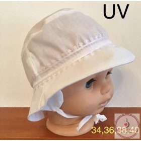 Minimanó nyári sapka (34,38,40) - fehér 