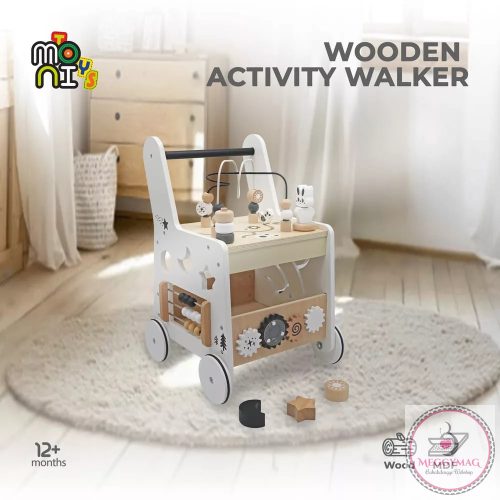Moni Toys Fa járássegítő kocka