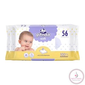   Panda Popsitörlő Soft, 100%-ban lebomló, E-vitaminnal (56 db/cs)
