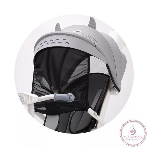 Chipolino Futuro tricikli kupolával - Grey 