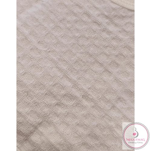 BB waffle kifogó / kapucnis babatörölköző 100*100 cm Ekrü nyuszi 