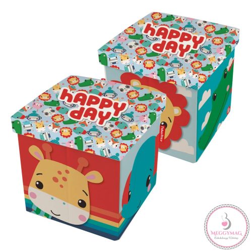 Fisher Price játéktároló 30×30×30 cm