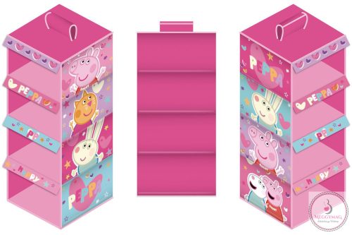 Peppa malac függő szekrényrendező 4 részes