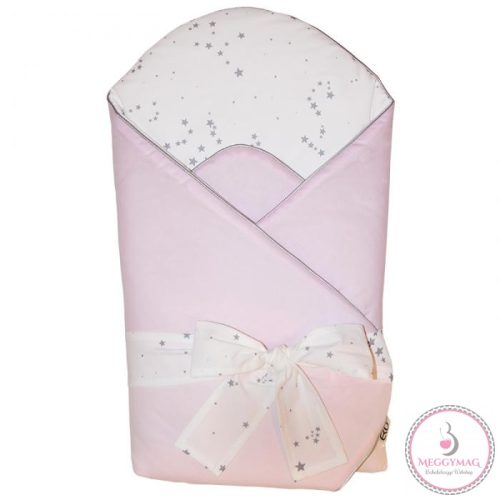 EKO Pólya kókuszbetéttel nyomtatott mintával Light Pink 75x75cm