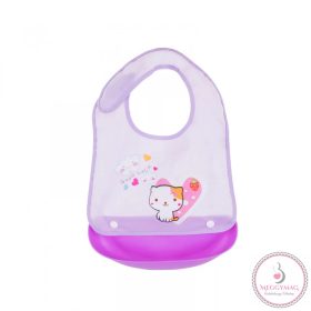 Chipolino Happy Meal előke - lila